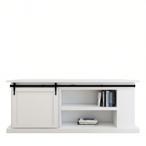 Kit de Puerta Corredera de Acero al Carbono Mini, 78.7 Pulgadas, Color Negro, para Herrajes de Cocina - Product Image 1