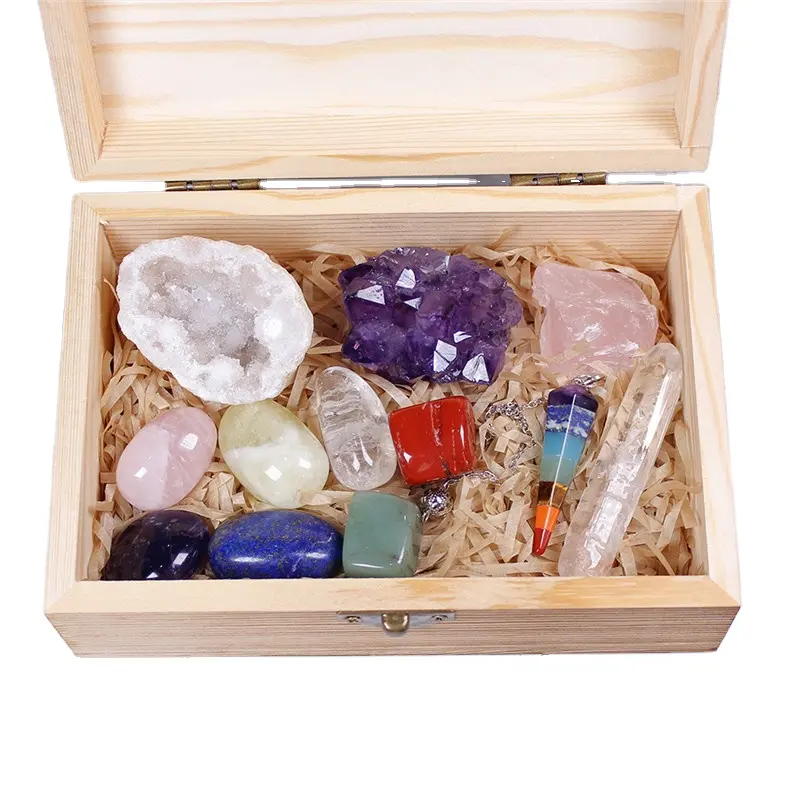 Piedras de Chakra, piedra Natural de Palma, cristales curativos de Reiki, piedras preciosas para decoración, chakra, regalos de meditación