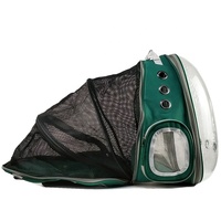 Sac à dos chat solide espace Capsule motif fermeture à glissière Pet Carrier Portable sortant petite taille motif Animal animaux sac de transport