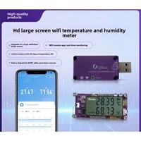 Sensor de Temperatura y Humedad Zigbee Tuya USB C, Sensor de Humedad, Temperatura y CO2 para Cultivo de Hongos