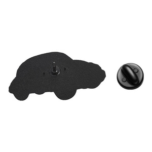 Nuevo diseño Retro <span class=keywords><strong>escarabajo</strong></span> forma de <span class=keywords><strong>coche</strong></span> cubierta broche esmalte Pin modelo negro níquel divertido solapa insignia ropa joyería regalo promocional - Product Image 6