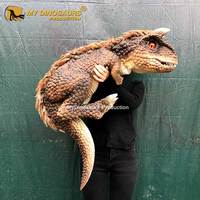 MY Dino S044 Marionnette de dinosaure animatronique, Marionnette de dinosaure bébé Carnotaure