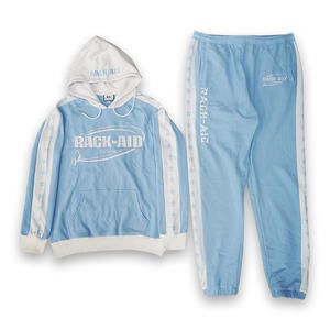 Venta al por mayor de encargo de alta calidad de poliéster hombres sudadera traje de diseño en blanco sudaderas con capucha - Product Image 4