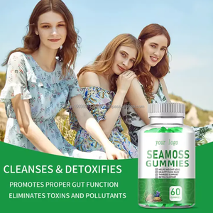 ASAP OEM, Etiqueta Privada, vitaminas orgánicas veganas, gomitas de raíz de bardana de musgo de mar irlandés, gomitas de musgo de mar - Product Image 3