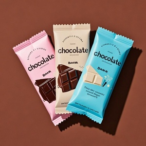 Sachet personnalisé imprimé avec logo, en aluminium, scellé sur 3 côtés, pour sucettes aux champignons, emballage alimentaire en plastique, sac refermable en Mylar pour barres chocolatées - Product Image 4