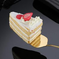 Ensemble de coupe-gâteau de mariage Ensemble de coupe-gâteau élégant Serveur en acier inoxydable épaissi Bord arrondi