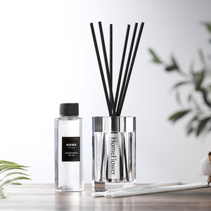 Aromathérapie, 2021 ml, sans feu, cristal, huile essentielle, rotin, parfum <span class=keywords><strong>d</strong></span>'intérieur, <span class=keywords><strong>d</strong></span>ésodorisant <span class=keywords><strong>d</strong></span>'<span class=keywords><strong>air</strong></span>, <span class=keywords><strong>bouteille</strong></span> carrée - Product Image 3