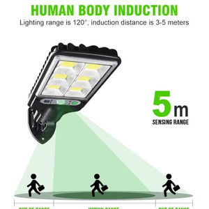 Sensore di potenza elevata LED luci solari <span class=keywords><strong>da</strong></span> <span class=keywords><strong>giardino</strong></span> per esterno tipo di prodotto <span class=keywords><strong>solare</strong></span> esterno <span class=keywords><strong>illuminazione</strong></span> a LED - Product Image 4