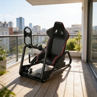 Nouvelle arrivée : cockpit de simulation de course en aluminium haute résistance pour une expérience de simulateur de course immersive
