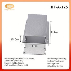 Wall Mounted Anti-Interference Custom Extruded Aluminum Alloy IP54 Junction Box Powder Coating for Electronics Instrument - Product Image 2