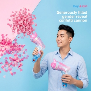 Pistolet à confettis portatif à soufflerie manuelle |   <span class=keywords><strong>Jouet</strong></span> en papier gonflable moderne |   Modèle Cs8856 Accessoires d'ambiance |   Fournitures de fête <span class=keywords><strong>pour</strong></span> boutiques - Product Image 4