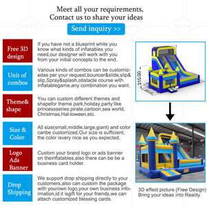 Hete Verkoop Kasteel Feest Opblaasbare Bounce Huis Glijbaan Uitsmijter Jumper Commercieel Opblaasbaar Kasteel Bounce Huis Voor Kinderen - Product Image 5