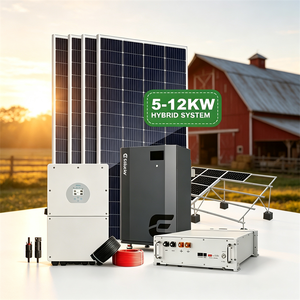 Système solaire hybride ESSLUCKY 5-20KW, silicium polycristallin, contrôleur MPPT, batterie lithium tout-en-un 50kWh, centrale électrique - Product Image 2