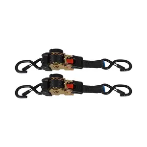 Motorcycle Ratchet Tie Down 25mm Width *1.8m Length Auto Retractable Tie Down Strap