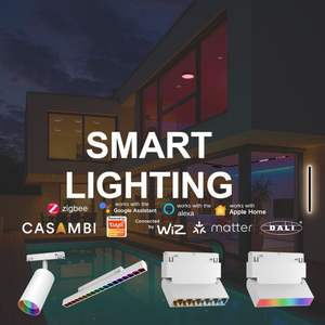 Smarte Magnetische Schienenleuchte Tunable White RGBW Zigbee Dali Licht 48V Dimmbare Stromschiene Matter Casambi Tuya Magnetisches Schienenlicht - Product Image 1