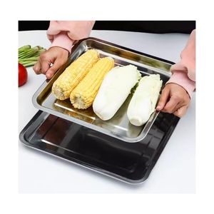 ถาดสแตนเลสแบบเจาะรูสำหรับเบเกอรี่ทำจากสเตนเลสถาดสแตนเลสทนทาน - Product Image 2