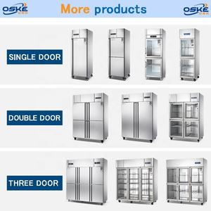 לוגו מותאם אישית שירות one-stop עמוקה המקפיא מגש חצי נירוסטה מסחרי מקרר טמפרטורה אחת - Product Image 3