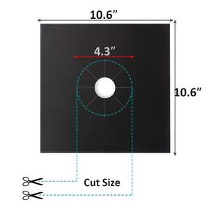 Estufa Protector Cubierta Liner Negro Venta caliente Chuanda <span class=keywords><strong>Oferta</strong></span> <span class=keywords><strong>Gas</strong></span> Estufa Protector - Product Image 2