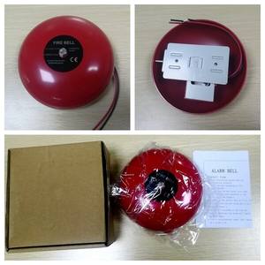 กระดิ่งไฟฟ้ากันน้ำแบบโลหะสีแดงขนาด 6 นิ้ว 24 โวลต์ 95 เดซิเบล สำหรับเตือนภัยอุบัติเหตุ/โรงเรียน ได้รับการรับรองมาตรฐาน CE - Product Image 3