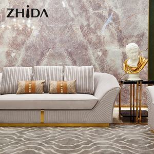 Muebles modernos para el hogar, diseño de estilo europeo, ligeros, de lujo, para sala de estar, 1, 2 y 3 asientos, conjunto de sofás con diseños - Product Image 3