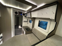 Camper de luxe pour pick-up avec espace de couchage extensible et auvent latéral, toit de camion imperméable pour le voyage tout-terrain