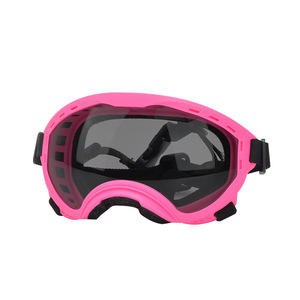 Lunettes de protection pour chien, verres sphériques à bord complet, monture en plastique, protection UV, anti-vent, utilisation en extérieur, modèle 3023 - Product Image 1