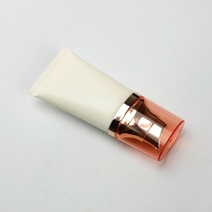 Custom 50ml-200ml White Soft Plastic Tube for <b>Sunscreen</b> BB Cream Transparent Lip Cosmetics Packaging Facecleaner Squeeze Plastic - Product Image 6