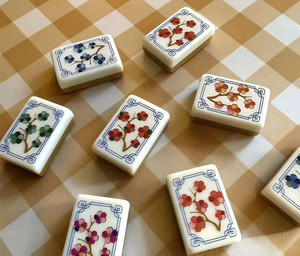 In Stock Wholesale Travel Engraved Acrylic Luxury 160 <b>Set</b> New America <b>Mahjong</b> Tiles - Product Image 4