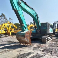 Excavatrice Kobelco SK350D d'occasion importée, faible nombre d'heures, haute qualité, prête à être expédiée (également compatible avec les modèles SK200)