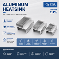 Dissipateur thermique en aluminium sur mesure, usinage CNC personnalisé, aluminium 6063 T5 pour éclairage de scène LED, fabricant OEM, production sur mesure
