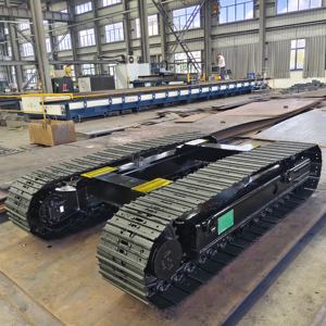 광산 코어 오거 물 우물 드릴링 장비 크롤러 건설 기계 장비 부품 용 OEM 강철 고무 추적 하부 구조 - Product Image 6