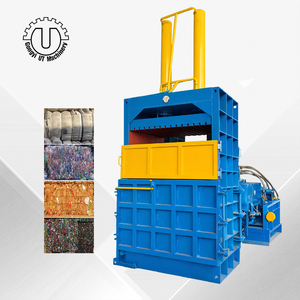UT Machinery UTVP-260 260 Ton Automatic Vertical Hydraulic Baler Machine for Cardboard <b>Waste</b> <b>Paper</b> Metal Scrap PET Bottles High - Product Image 1
