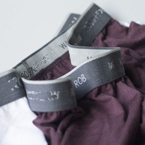 Calzoncillos bóxer para hombre con diseño de logotipo personalizado, calzoncillos cómodos de tiro medio con tela de LICRA sólida, talla XL para adultos - Product Image 6