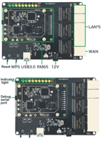 Kit de módulo de enrutador Gigabit inalámbrico AX3000 con Flash de 128M Hi-Link, Openwrt, WiFi 6, MT7981B + MT7976C + MT7531A, WiFi 6