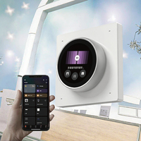 Interruptor Inteligente WiFi SQ Tuya con Control Remoto por Aplicación, Temporizador, 4 Teclas, Relés de 3 Canales y Pantalla de Control Central con Perilla