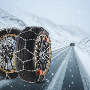 Chaînes à neige auto-serrantes en maille de diamant avec roue de traction antidérapante Chaînes de roue résistantes aux intempéries de qualité supérieure - Product Image 2