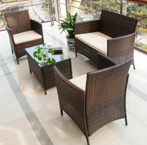 De moda de mimbre de ratán de Material transversal jardín sofá de ratán sintético muebles baratos, muebles al aire libre, <span class=keywords><strong>Ratan</strong></span> sillas - Product Image 1