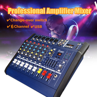 M802D Console de Mixage Audio Professionnelle Amplifiée 8 Canaux, Amplificateur de Puissance pour Fêtes, Système Sonore Audio de Haute Qualité