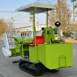 Mini-moissonneuse-batteuse à engrenages pour riz vert et céréales, haute productivité - Product Image 3