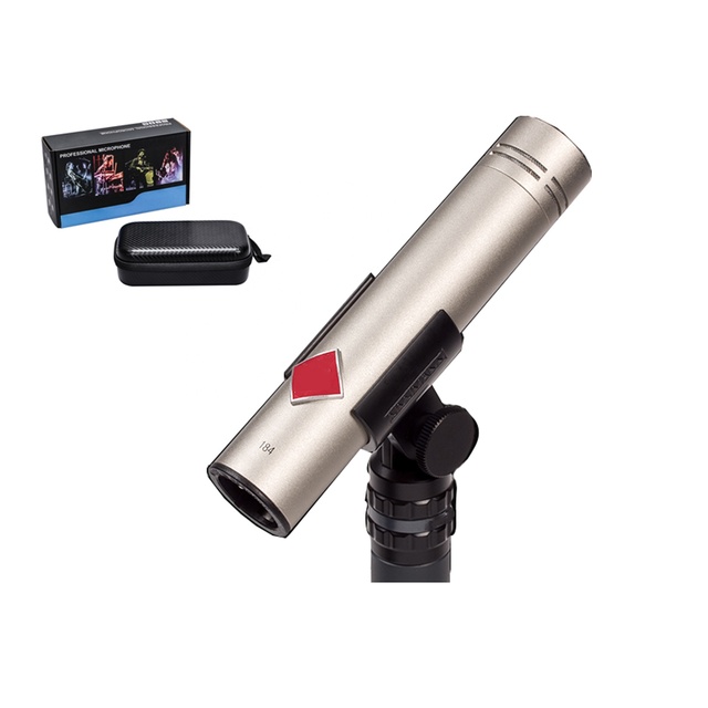 KM 184 Professional XLR Microphone Condenser Studio Recording Metal Plug-play Wired Dual Microphone for Singing