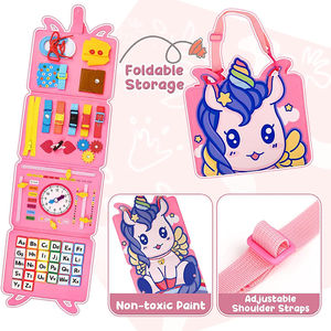 <span class=keywords><strong>Livre</strong></span> sensoriel en feutre Montessori pour l'autisme, <span class=keywords><strong>livre</strong></span> d'activités pour bébé, tableau d'histoires, livres illustrés, outil d'apprentissage précoce - Product Image 5