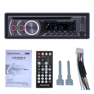 BQCC 1DIN araç DVD oynatıcı radyo VCD Video oynatıcı aux-in Handsfree çağrı telefon şarj CD EQ müzik araba Stereo 8169A