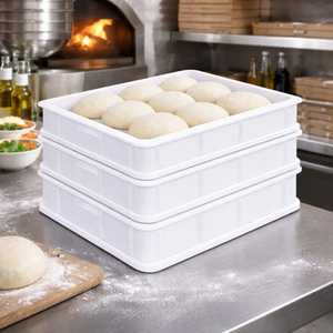 Scatole per Pizza Bianche 32x32 Cm con Chiusura Italiana, Contenitori Monouso per Pranzo - Product Image 5
