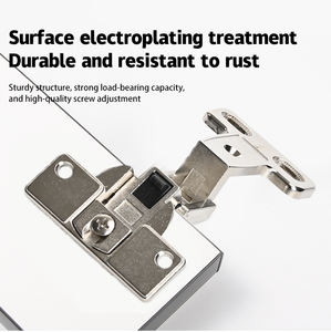 مفصلات وصل من سبيكة الزنك بزاوية كبيرة 90 درجة من LINKCHO مفتوحة تمامًا بدرجات إغلاق الباب 90 درجة - Product Image 2