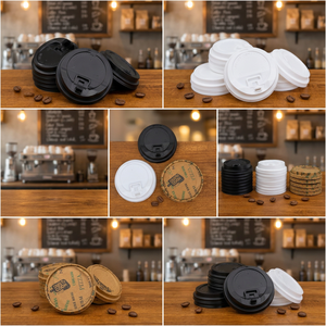 Couvercle de saladier compostable jetable de qualité commerciale pour conteneur alimentaire à emporter, sushi, collation, biscuits, avec option de gaufrage - Product Image 3