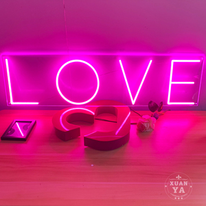 Enseigne néon personnalisée, lumineuse RGB à intensité variable, décoration murale pour chambre, mariage, anniversaire, bar et entreprise sur mesure - Product Image 5