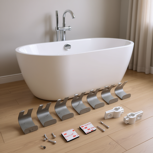 Kit de montaje de paneles para bañeras Mod Y con clips y tornillos de montaje - Product Image 3