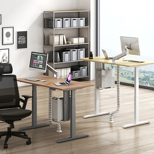 Soporte de escritorio inteligente de alta calidad, mueble de oficina con Motor eléctrico de pie, altura ajustable - Product Image 4