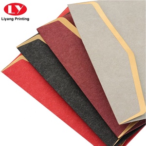 사용자 정의 11x22cm 15.5x15.5cm 인쇄 된 웨딩 파티 초대장 감사 선물 카드 진주 종이 배송 봉투 포장 - Product Image 6