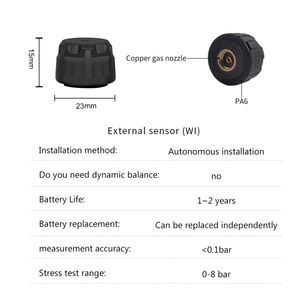 Kabelloses Android-TPMS-Reifendruckkontrollsystem mit Digitalanzeige für Indian Motorräder – Deelife TPMS - Product Image 5